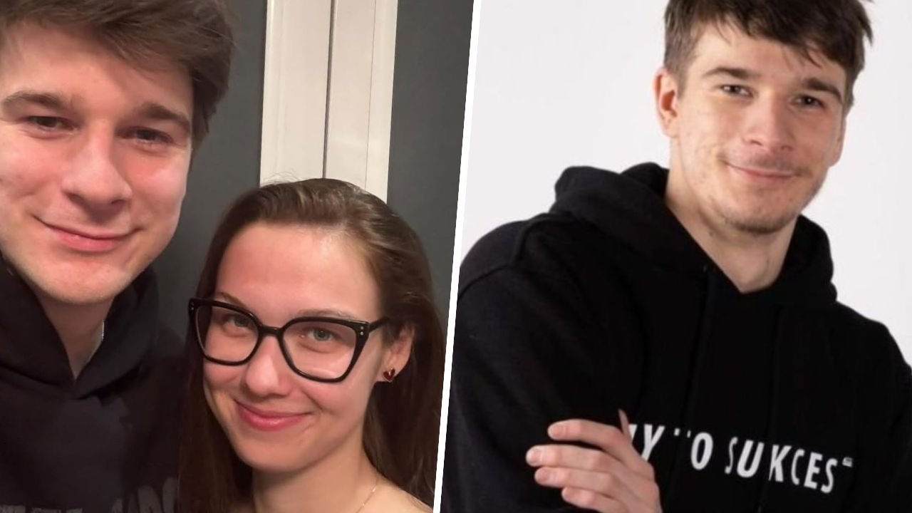Daniel Nawrocki z Magdaleną Grott